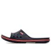 Crocs Crocband Crocs Schwarze Unisex-Sandalen „Dunkelblau Rot“ 204108-4CC