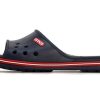 Crocs Crocband Crocs Schwarze Unisex-Sandalen „Dunkelblau Rot“ 204108-4CC