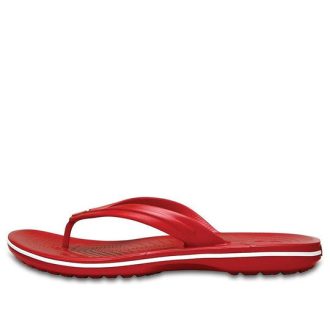 Crocs Crocband Flip Flops „Rot Weiß“ 11033-6FT