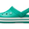 Crocs Crocband Leichte, verschleißfeste Unisex-Sandalen in Grün 11016-3TL