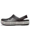 Crocs Crocband Logo Mania Strandsandalen in Schwarz 205914-066
