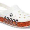 Crocs Crocband Logo Motion Clog Unisex Weiß Orange Sandalen „Weiß Orange“ 206381-127