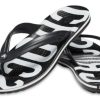 Crocs Crocband Printed Flip Flip-Flops Schwarz Weiß 205943-066