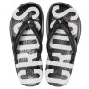 Crocs Crocband Printed Flip Flip-Flops Schwarz Weiß 205943-066