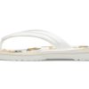 Crocs Crocband Printed Flip Flops „Weiß Hellbraun“ 205943-94S