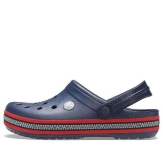 Crocs Crocband Reißverschlussband Clogs „Marinerot“ 206594-4SA