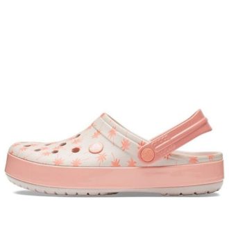 Crocs Crocband Seasonal Graphic Clogs „Pink Weiß“ 205579-6PR
