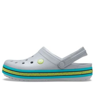 Crocs Crocband Zipper Band Clogs „Grey Aqua“ 206594-0GV