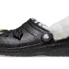 Crocs Disco Classic Lined Disco Glitter Clogs „Schwarz Weiß“ 208075-0ZS