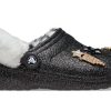 Crocs Disco Classic Lined Disco Glitter Clogs „Schwarz Weiß“ 208075-0ZS