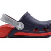 Crocs Electro 3 Outdoor Beach Sports Big Boys Blau Rot Sandalen „Blue Red“ 204991-4BA