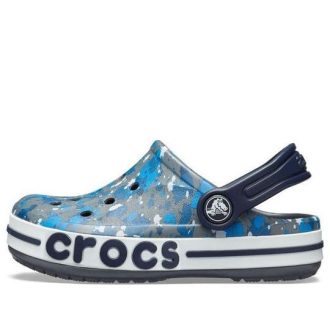 Crocs (GS) Bayaband Printed Clogs „Blaugrau“ 205810-025