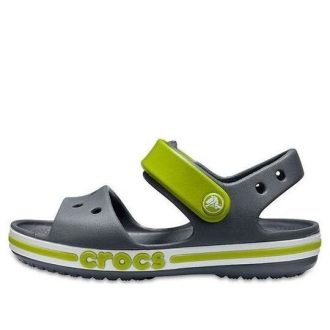 Crocs (GS) Bayaband Sandalen „Grau Grün“ 205400-025