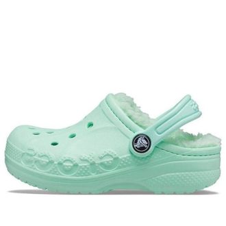 Crocs (GS) Classic Baya gefütterte Clogs „Mint“ 205977-3TI