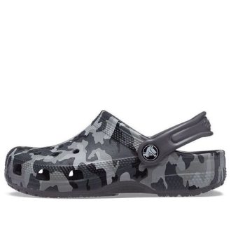 Crocs (GS) Classic Camo Clogs „Schwarz Grau“ 207594-097