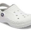 Crocs (GS) Classic Clog Stay Warm Lightweight Weiß Grau Sandalen „White Light Gray“ 205977-11H