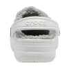 Crocs (GS) Classic Clog Stay Warm Lightweight Weiß Grau Sandalen „White Light Gray“ 205977-11H