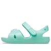 Crocs (GS) Classic Cross-Strap Charm Sandalen „Türkis“ 206947-3U3