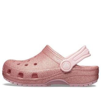 Crocs (GS) Classic Glitter Clogs „Rose Pink“ 205441-682