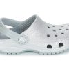 Crocs (GS) Classic Glitter Clogs „Silber“ 205441-040