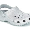 Crocs (GS) Classic Glitter Clogs „Silber“ 205441-040