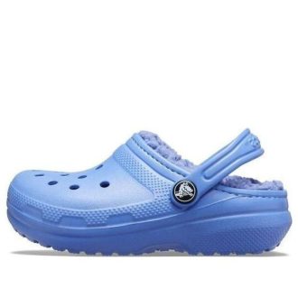 Crocs (GS) Classic Lined Clogs „Blau“ 203506-434