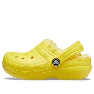 Crocs (GS) Classic Lined Clogs „Gelb“ 203506-7C1