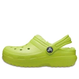 Crocs (GS) Classic Lined Clogs „Grün“ 203506-3TX