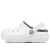 Crocs (GS) Classic Lined Clogs „Weiß Grau“ 207009-10M