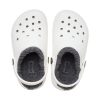 Crocs (GS) Classic Lined Clogs „Weiß Grau“ 207009-10M