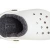 Crocs (GS) Classic Lined Clogs „Weiß Grau“ 207009-10M