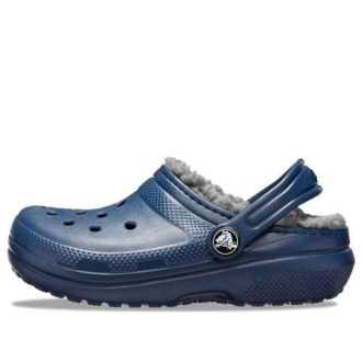 Crocs (GS) Classic Lined Glitter Clog „Blau“ 207010-459