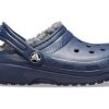 Crocs (GS) Classic Lined Glitter Clog „Blau“ 207010-459