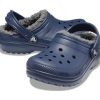 Crocs (GS) Classic Lined Glitter Clog „Blau“ 207010-459