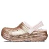 Crocs (GS) Classic Lined Glitter Clogs „Gold Pink“ 207462-2UB