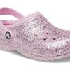 Crocs (GS) Classic Lined Glitter Clogs „Pink“ 207462-6S0