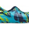 Crocs (GS) Classic Lined Marbled Clogs „Blue Tie Dye“ 207238-4HQ