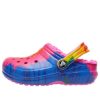 Crocs (GS) Classic Lined TieDye Graphic Clogs „Blau Pink“ 206683-6RW