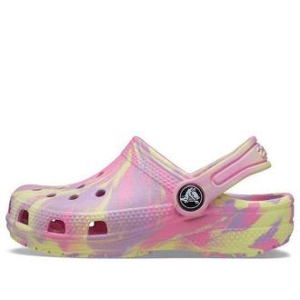 Crocs (GS) Classic Marbled Clogs „Pink Yellow“ 207002-6SO