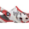 Crocs (GS) Classic Marbled Clogs „Weiß Rot Grau“ 207002-884
