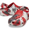 Crocs (GS) Classic Marbled Clogs „Weiß Rot Grau“ 207002-884