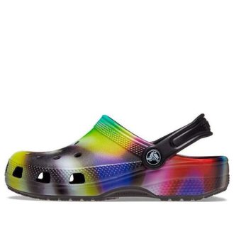 Crocs (GS) Classic Solarized Clogs „Schwarz Multi“ 207587-0C4