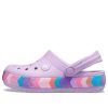 Crocs (GS) Crocband Chevron Perlen-Clogs „Lilac Multi“ 207007-5PR