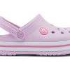 Crocs (GS) Crocband Clog „Pink White“ 207006-6GD