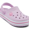 Crocs (GS) Crocband Clog „Pink White“ 207006-6GD
