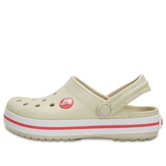 Crocs (GS) Crocband Clogs „Beige Rot“ 204537-1AS
