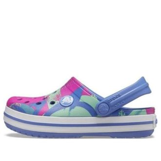 Crocs (GS) Crocband Graphic Clogs „Blau Pink Grün“ 206607-434