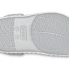 Crocs (GS) Crocband Logo Mania Clogs „Grau Silber“ 205992-00J