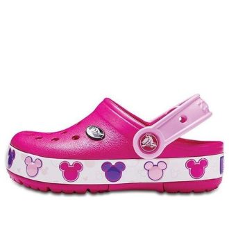 Crocs (GS) Crocband Mickey Fun Lab Lights Clogs „Pink White“ 204994-6X0
