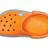 Crocs (GS) Crocband Rainbow Band Clogs „Orange Blau“ 205205-80O